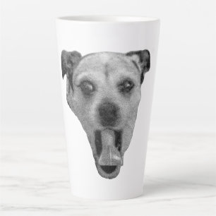 Taza De Café Latte Noir Pup, gran humor