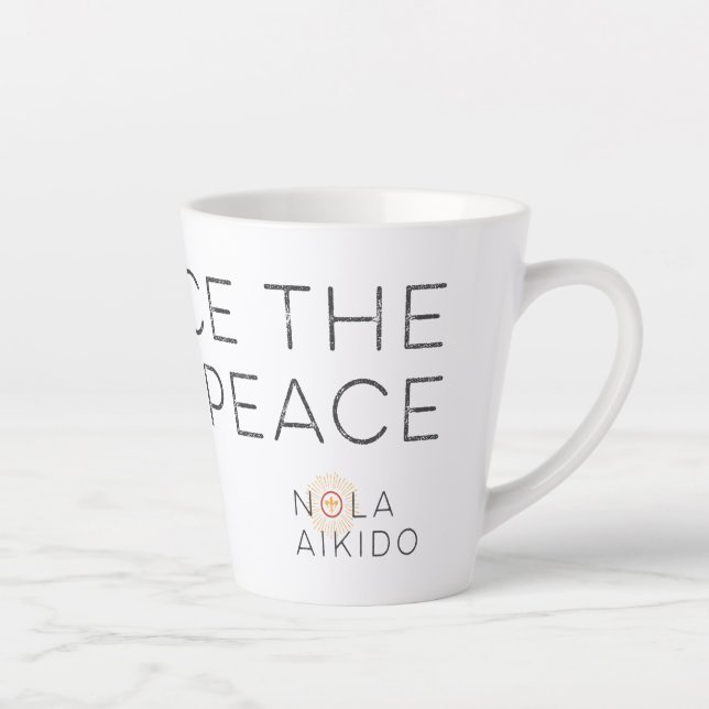 Taza De Café Latte NOLA Aikido Latte Mug (Derecha)
