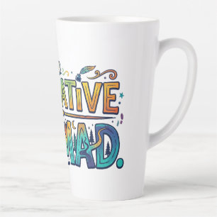 Taza De Café Latte Nómada Narrativo – Vaga a Través de Historias Gráf