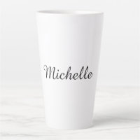 Nombre de caligrafía blanco de moda creativa