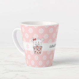 Taza De Café Latte Nombre de pequeña pequeña pequeña hámster