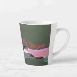 Taza De Café Latte Nombre del profesor Arte abstracto