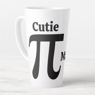 Taza De Café Latte Nombre personalizado Pi / Cutie Pie