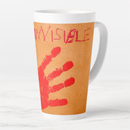 Taza De Café Latte #NotInvisible Latte Mug