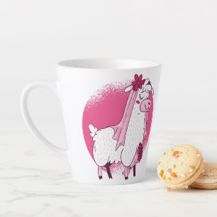Taza De Café Latte Novia de LLama sin drama Regalo divertido para des