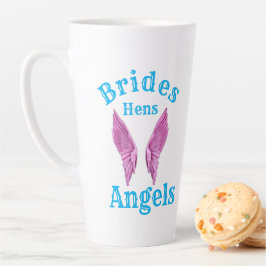 Taza De Café Latte Novias Hens Angels