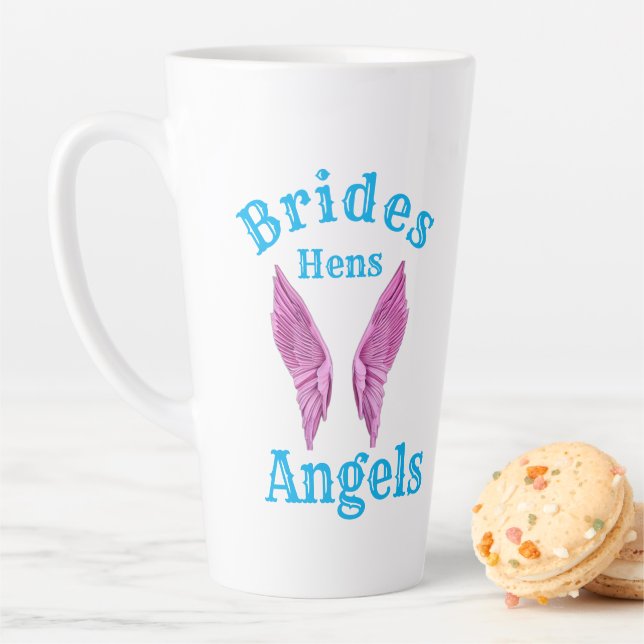 Taza De Café Latte Novias Hens Angels (In situ)