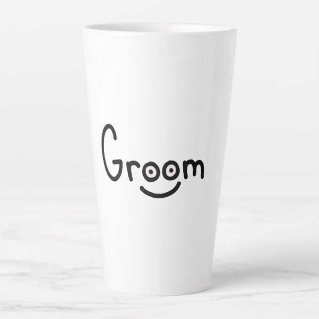 Taza De Café Latte Novio (Anverso)