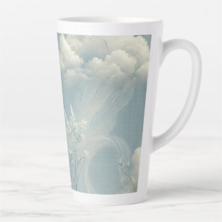 Taza De Café Latte Nubes etéreas