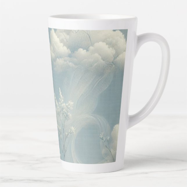 Taza De Café Latte Nubes etéreas (Derecha)