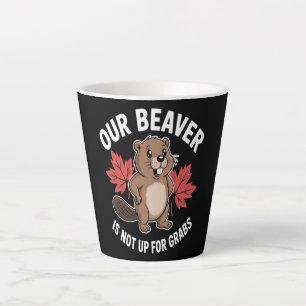 Taza De Café Latte Nuestro castor no está en venta