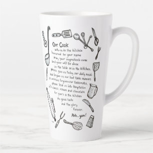 Taza De Café Latte Nuestro Tazón de Cocina