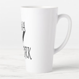 TAZA DE CAFÉ LATTE NUEVA YORK.