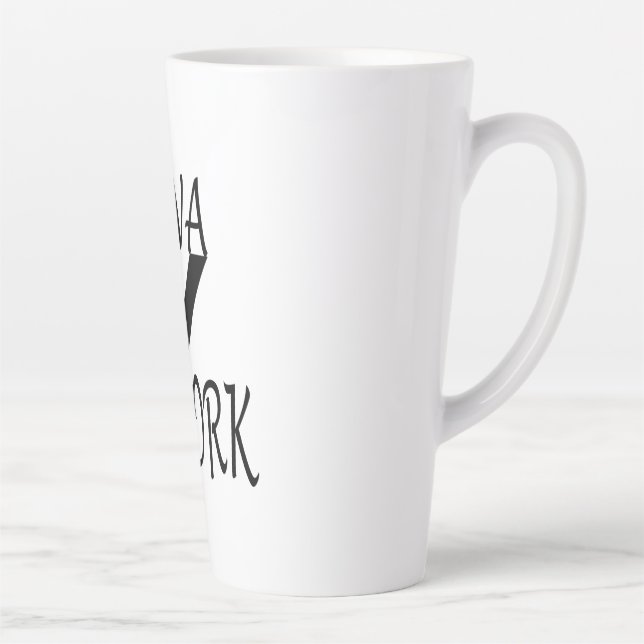 TAZA DE CAFÉ LATTE NUEVA YORK. (Derecha)