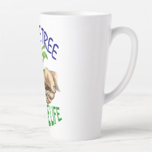 TAZA DE CAFÉ LATTE NUEVO DISEÑO IR BARRO DE CAFÉ VERDE TALL
