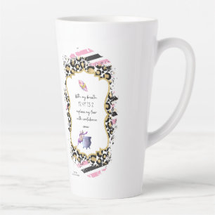 Taza De Café Latte Números de Grabovoi para liberarse del miedo