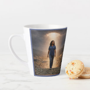 Taza De Café Latte Nunca separado de Dios