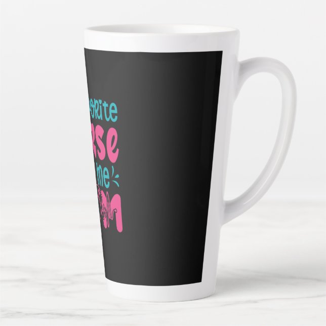 Taza De Café Latte Nurse Gift | My Favorite Nurse Care Me Mom (Derecha)