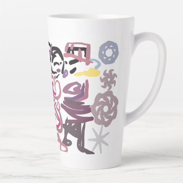 Taza De Café Latte Nutcracker and Ballet winter  (Derecha)