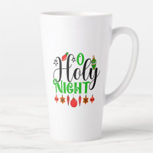 Taza De Café Latte O Santa Noche