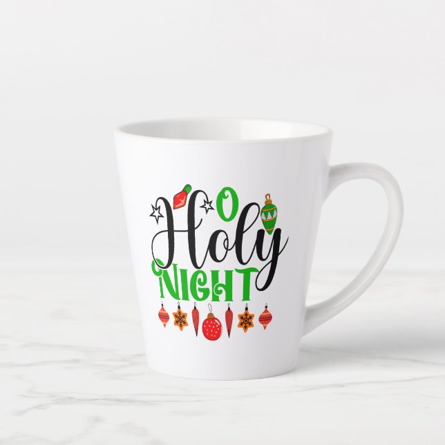 Taza De Café Latte O Santa Noche (Derecha)