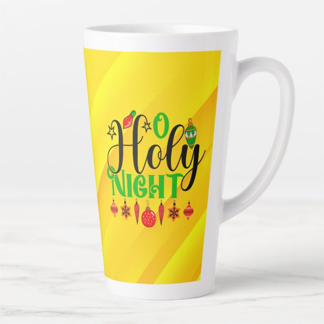 Taza De Café Latte O Santa Noche (Derecha)