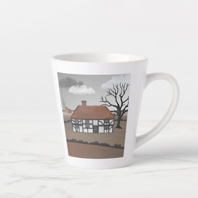 Taza De Café Latte Oak Tree Manor (Derecha)