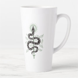 Taza De Café Latte Oasis de la Serpiente