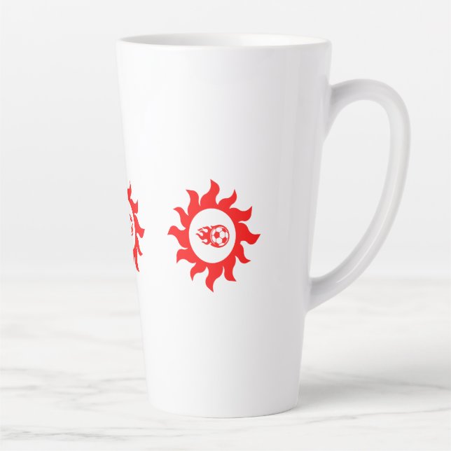 Taza De Café Latte Objetivos de energía solar (Derecha)
