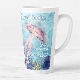 Taza De Café Latte Objetivos de Squid