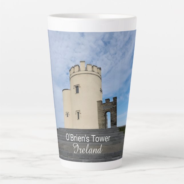 Taza De Café Latte O'Brien's Tower Ireland Souvenir (Anverso)