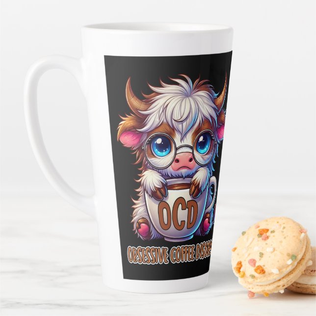 Taza De Café Latte Obsessive Coffee Disorder  (In situ)