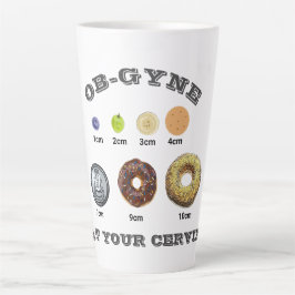 Taza De Café Latte Obstetras de personalizableGinecólogo/Enfermero/Pa