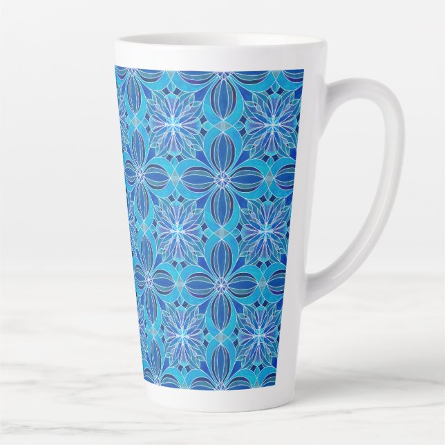 Taza De Café Latte  “Ocean Opaline” (Derecha)