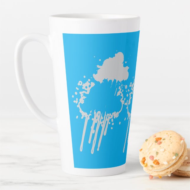 Taza De Café Latte Oceanicmetal  (In situ)