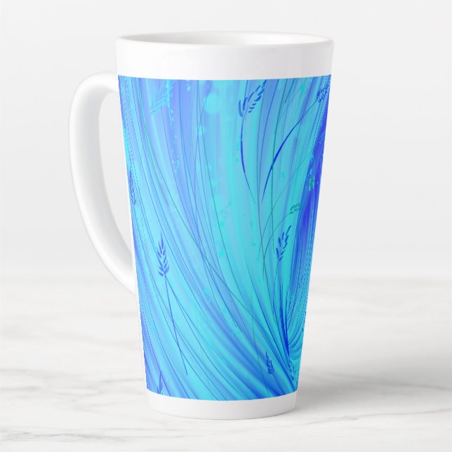 Taza De Café Latte Océano extraño (Ángulo izquierdo)