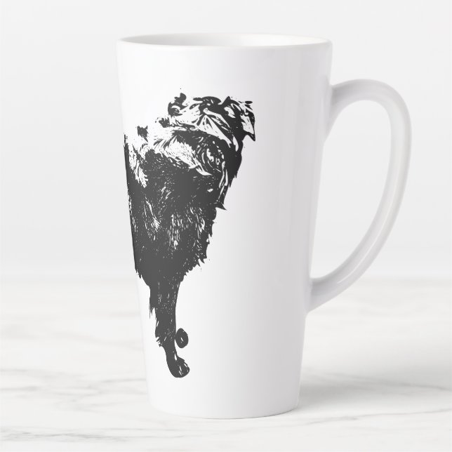 Taza De Café Latte Octubre Ring Poise (Derecha)