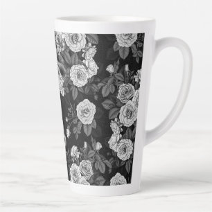 Taza De Café Latte Ocultos en los rosas 3