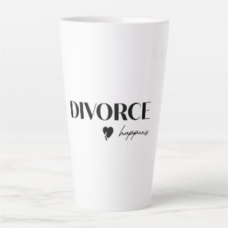 Taza De Café Latte Ocurre el divorcio