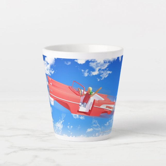 Taza De Café Latte Offroad 01 (Anverso)