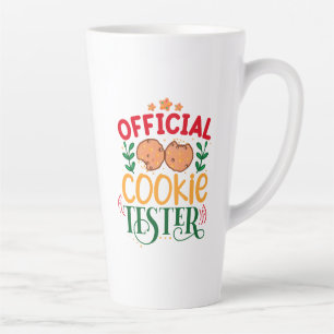Taza De Café Latte Oficial Cookie Tester