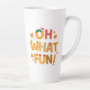 Taza De Café Latte Oh Qué Navidades divertidos Cookies Gingerbread