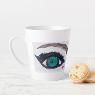Taza De Café Latte Ojo < 3 U Mug