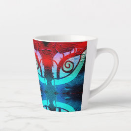 Taza De Café Latte ojo malo noche