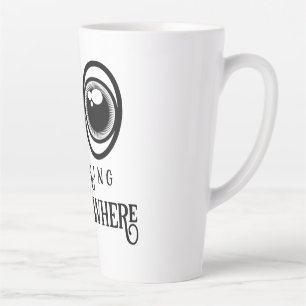 Taza De Café Latte Ojos
