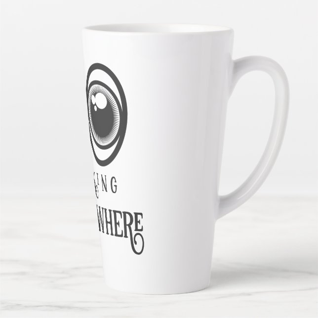 Taza De Café Latte Ojos (Derecha)