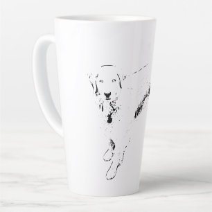 Taza De Café Latte Ojos firmes en Harvest Dusk