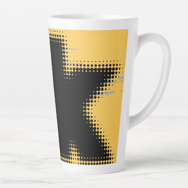 Taza De Café Latte OK Vibes - Simple & Bold" (Derecha)