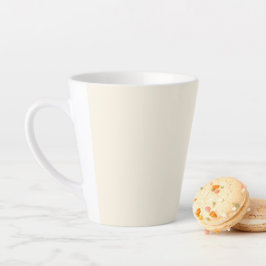Taza De Café Latte OldLace Latte Mug - Elegante diseño vintage