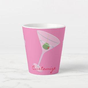 Taza De Café Latte Olive Martini Thunder_Cove